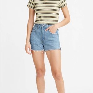 levi denim shorts